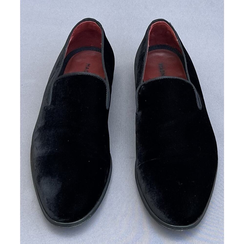 MAGNANNI Dorio Venetian Velvet Loafer Black Men's Size 9.5 US Size